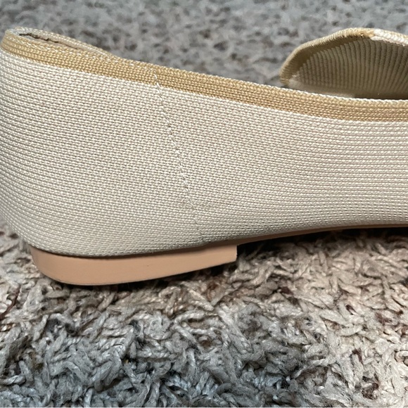 Vivaia Monica Pointed Toe Loafers Womens‎ Size US9/40EU Cream Ivory Flats Shoes - Picture 12 of 15